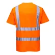 Portwest S170 Cotton Comfort rövid ujjú póló narancs színben