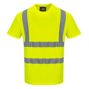  Portwest S170 Cotton Comfort rövid ujjú póló sárga színben