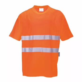   Portwest S172 Cotton Comfort jólláthatósági póló narancs színben
