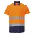 Portwest S174 Kéttónusú Cotton Comfort póló narancs/navy színben
