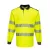 Portwest T184 PW3 Hi-Vis hosszú ujjú pólóing sárga/fekete színben