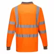 Portwest S271 Hosszú ujjú Cotton Comfort pólóing narancs színben