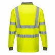 Portwest S271 Hosszú ujjú Cotton Comfort pólóing sárga színben