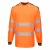 Portwest T185 PW3 Hi-Vis hosszú ujjú póló narancs/fekete színben
