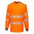 Portwest T185 PW3 Hi-Vis hosszú ujjú póló narancs/navy színben