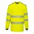 Portwest T185 PW3 Hi-Vis hosszú ujjú póló sárga/navy színben