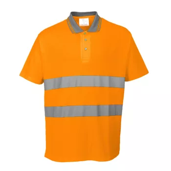   Portwest S171 Cotton Comfort jólláthatósági póló narancs színben