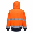 Portwest B316 Kéttónusú kapucnis pulóver narancs/navy színben
