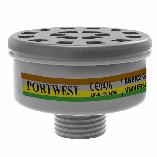 Portwest P926 ABEK2 gáz szűrő - univerzális csatlakozás