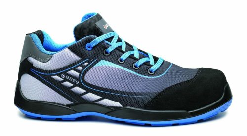 Base B0676 Bowling - Tennis Shoe S3 SRC munkavédelmi félcipő fekete/kék színben
