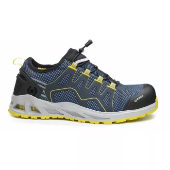   Base B1006 K-Walk S1P HRO SRC munkavédelmi félcipő kék/sárga színben