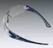 Uvex Pheos CX2 munkavédelmi szemüveg kék szárral