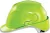 Uvex polietilén munkavédelmi sisak lime színben