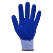 Eurotechnique Eurogrip 1LASB 13L700 kesztyű tenyéren kék színű dupla latex mártás
