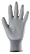 Euro Protection 1PUBG 13-as kötésű, poliészter védőkesztyű, szürke színben