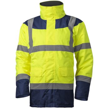 Coverguard Keta vízhatlan fluo kabát sárga színben