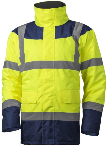 Coverguard Keta vízhatlan fluo kabát sárga színben