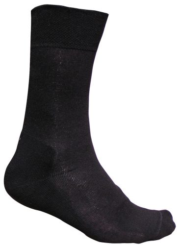 Euro Protection Comfort nyári zokni 98% pamut, 2% lycra fekete színben