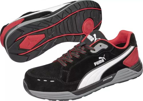 Puma Airtwist BLK Red Low munkavédelmi félcipő S3