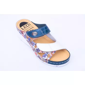 Ledi 108/5 virágmintás női papucs