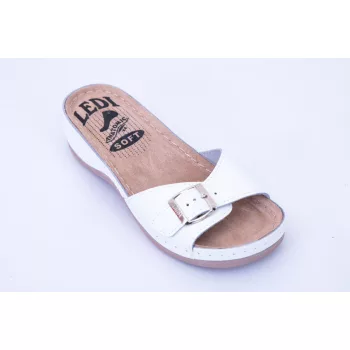 Ledi 407/18 női munkavédelmi papucs fehér színben