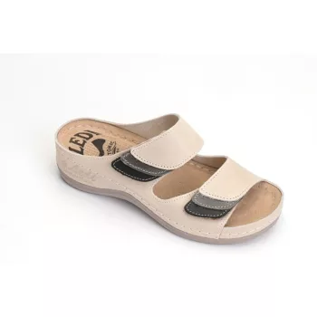 Ledi 425/OR48 női papucs bézs színben