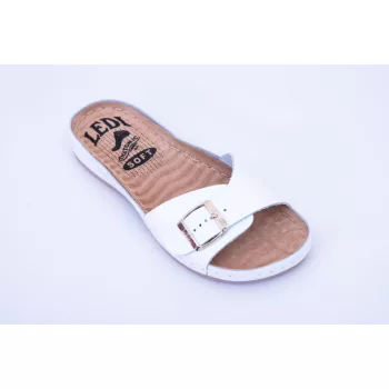 Ledi 707/18 női papucs fehér színben