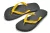 CRV Treen strandpapucs fekete/sárga színben