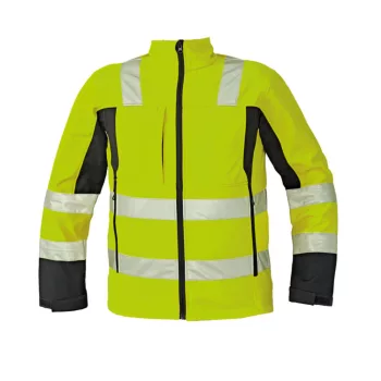   Cerva Malton jólláthatósági softshell kabát sárga színben