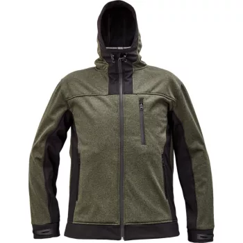 Cerva Huyer Softshell kabát olajzöld színben