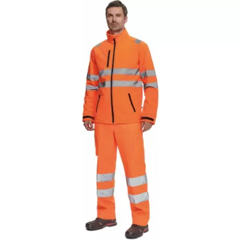 Cerva Murcia softshell kabát narancs színben