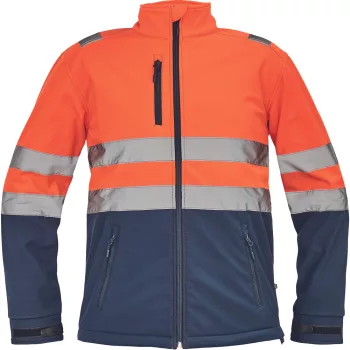 Cerva Granada Softshell kabát narancs-navy színben