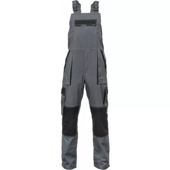 Cerva Max Summer kantáros nadrág antracit/fekete színben