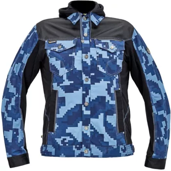   Cerva Neurum Camo kapucnis munkavédelmi dzseki navy színben