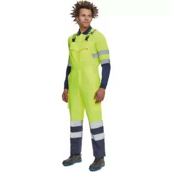   Cerva Lorca jólláthatósági kantáros nadrág sárga/navy színben