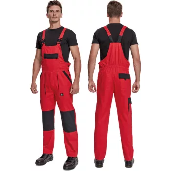 Cerva Max Neo kantáros nadrág piros színben