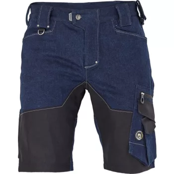 Cerva Neurum Camo rövidnadrág denim navy színben