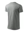Malfini 129 Basic póló férfi sötétszürke melírozott színben