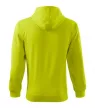 Malfini Trendy Zipper 410 kapucnis pulóver lime színben