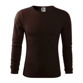   Malfini Fit-T LS 119 hosszú ujjú vékony felső kávé színben