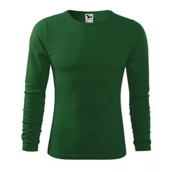   Malfini Fit-T LS 119 hosszú ujjú vékony felső üvegzöld színben