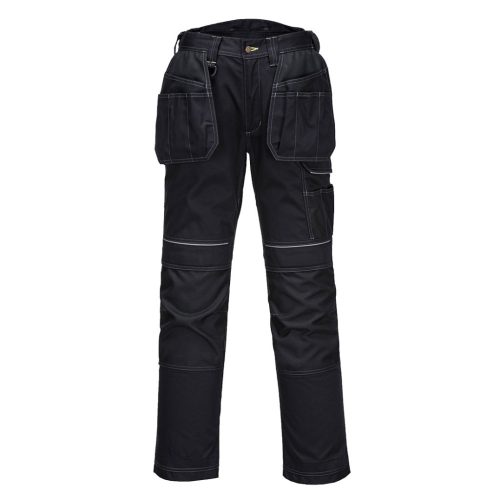 Portwest T602 PW3 Holster Work lengőzsebes nadrág fekete színben