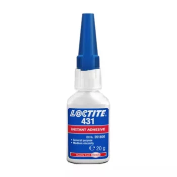   Loctite 431 20gr-os közepes viszkozitású etil-cianoakrilát pillanatragasztó