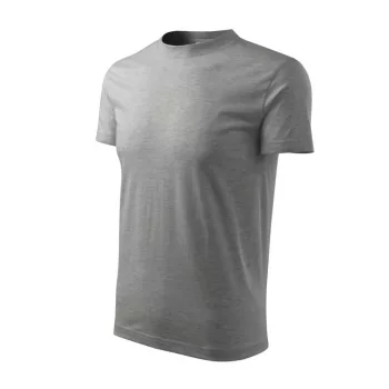   Malfini 101 Classic unisex póló sötétszürke melírozott színben