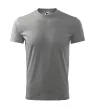 Malfini 101 Classic unisex póló sötétszürke melírozott színben