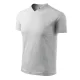 Malfini 102 V-neck unisex póló világosszürke melírozott színben