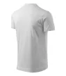 Malfini 102 V-neck unisex póló világosszürke melírozott színben