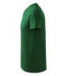 Malfini 102 V-neck unisex póló üvegzöld színben