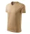 Malfini 102 V-neck unisex póló homok színben