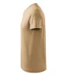 Malfini 102 V-neck unisex póló homok színben